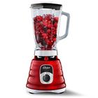 Liquidificador New Osterizer Clássico Vermelho Oster 1,25L+ Base Processadora de Alimentos - 127v