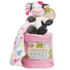 Little Miracles Sweet Snuggles Conjunto De Cobertor Vaquinha