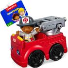 Little People Mini Boneco + Caminhão de Bombeiro - Fisher Price Mattel GGT34