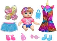 Littles by Baby Alive, Fantasy Styles Squad Doll, Little Kiera,cabelo loiro ondulado para crianças a partir de 3 anos