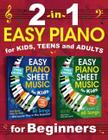 Livro 2 em 1 Easy Piano para crianças, adolescentes e adultos com Sheet M