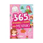 Livro 365 Atividades e Desenhos Para Colorir Meninas