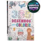 Livro Infantil 365 Desenhos Para Colorir Preto Brasileitura 1144847 -  Papelaria Criativa