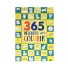 Livro 365 Desenhos Para Colorir PAD Arte E Criatividade Montessori Estímulo Visual - Todolivro