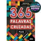 Livro 365 Palavras Cruzadas Plus - Volume II Crianças Filhos Infantil Desenho História Brincar Pintar Colorir Passatempo - Atividade Educativo Amigo