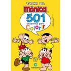 Livro 501 Desenhos Turma da Monica C/ Atividades para Colorir