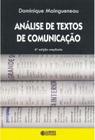 Livro - Análise de textos de comunicação