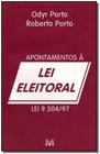 Livro - Apontamentos à lei Eleitoral - 1 ed./1998