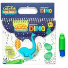 Livro Aquabook Dino 4 Páginas - Diversão Reutilizável com água - Leonora