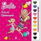 Livro Aquarela Barbie Tinta Pincel Cores Infantil Pintura