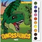 Livro Aquarela Dinossauros 28X27CM 16PGS - Magic KIDS