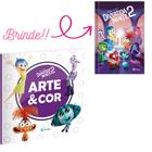 Livro Arte e Cor Divertida Mente 2 + Pop Capa Dura Divertida Mente 2 Disney Pixar - Culturama