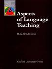 Livro - Aspects Of Language Teaching