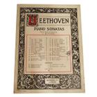 Livro beethoven piano sonatas op. 101 rev. g. buonamici ( estoque antigo )