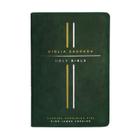 Livro - Bíblia Bilíngue, Português/Inglês, ACF/KJV, Couro Soft, Verde, Leitura Perfeita