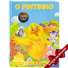 Livro Bichos divertidos em 3D: O Pintinho SBN Crianças Filhos Infantil Desenho História Brincar Pintar Colorir Passatemp - Atividade Educativo Amigo