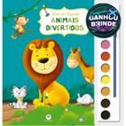 Livro Brincando com Aquarela Animais Divertidos Crianças Filhos Infantil Ciranda História Brincar Pintar Colorir