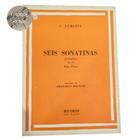 Livro c. gurlitt seis sonatinas fáceis op.188 para piano rev. francisco mignone (estoque antigo)