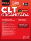Livro - Clt Organizada-consolidação das Leis de Trabalho