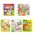 Livro - Coleção Infantil Bichinhos da Fazenda - Kit com 5 Livrinhos