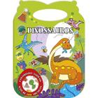 Livro - Colorindo Animais - Um livro com alça: Dinossauros