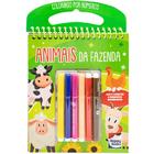 Livro - Colorindo por Números: Animais da Fazenda