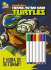 Livro - Colorir e atividades com canetinha: Ninja Turtles