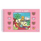 Livro - Comfy and cozy - livro de colorir - pink