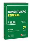 Livro Constituição Federal CF de bolso, 7ª Edição 2024 - Rideel