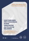 Livro - Contribuição previdenciária sobre descontos na folha de salários