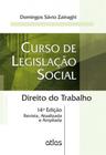 Livro - Curso de de legislação social: Direito do trabalho - 12ª edição