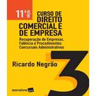 Livro: Curso de Direito Comercial e de Empresas Vol.3 Autor: Ricardo Negrão (Novo, Lacrado)