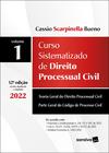 Livro - Curso Sistematizado de Direito Processual Civil - Vol 1 - 12ª edição 2022