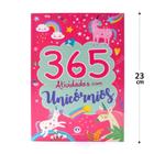 Livro de 365 Atividades e Colorir Pinta Infantil Vários Personagens