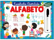 Livro de Atividades Escolinha Divertida Alfabeto com Caneta Risque e Apaga