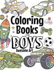 Livro de Colorir Awesome Art Boys (4-8 anos) - Edição Independente