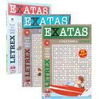 Livro de Passatempos Com Letras Coletânea Exatas Letrex 3 Volumes - Play