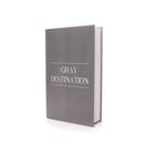 Livro Decorativo de Papel "Gray Destination Cinza" 27x14x5 cm -D'Rossi - DRossi