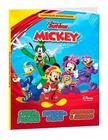 Livro Disney Junior: Cartilha de Alfabetização Mickey Aventuras sobre Rodas: Desenvolva as habilidades educacionais das crianças com esta cartilha divertida e colorida! - Editora Bicho Esperto