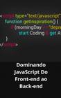 Livro Dominando JavaScript Do Front-end ao Back-end - DUKE EDITORA