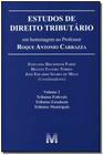 Livro - Estudos de direito tributário: em homenagem ao professor Roque Antonio Carrazza -vol. 2 - 1 ed./2014