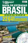 Livro - Guia Mapograf Mapa de Estradas Brasil 2023/2024 - Espiral