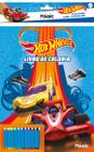 Livro - Hot Wheels - Kit de Colorir com Giz de Cera