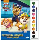 Prancheta paw patrol patrulha canina - para colorir e atividades de inglês  - ON LINE - 2018 - Kit de Colorir - Magazine Luiza