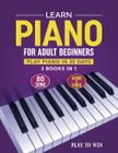 Livro Learn Piano para adultos iniciantes: 3 livros em 1 + Áudio +