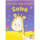 Livro - Livro-pad de colorir com Glitter: Selva