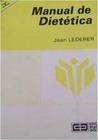 Livro Manual de Dietética (Jean Lederer)
