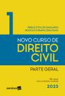 Livro - Novo Curso de Direito Civil - Vol 1 - Parte Geral - 25ª edição 2023