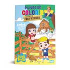 Livro - O livro de colorir Luccas e Gi na fazenda