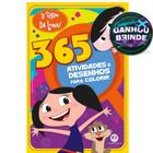 Livro O Show da Luna - 365 Atividades e Desenhos Para Colorir Crianças Filhos Infantil Desenho História Brincar Pintar - Igreja Cristã Amigo Evangélico